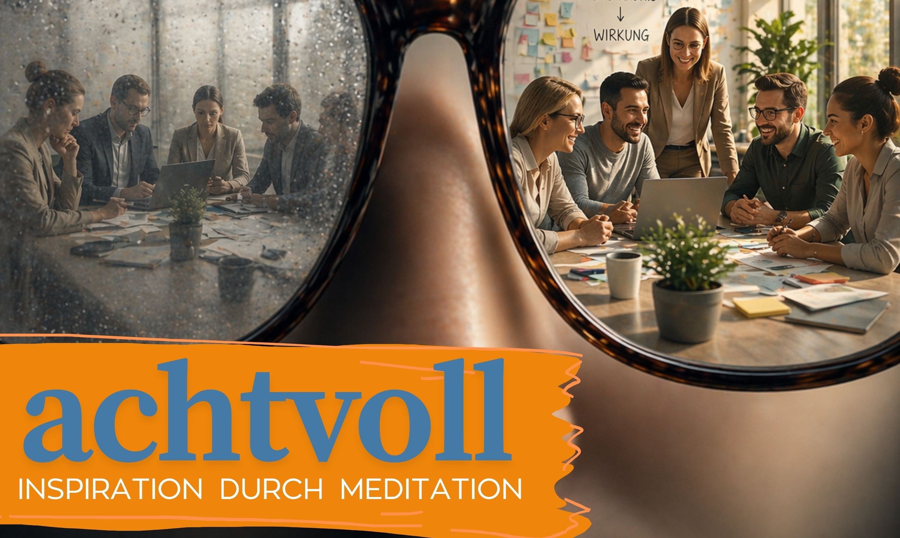 achtvoll Podcast Cover (KI-generiertes Bild)